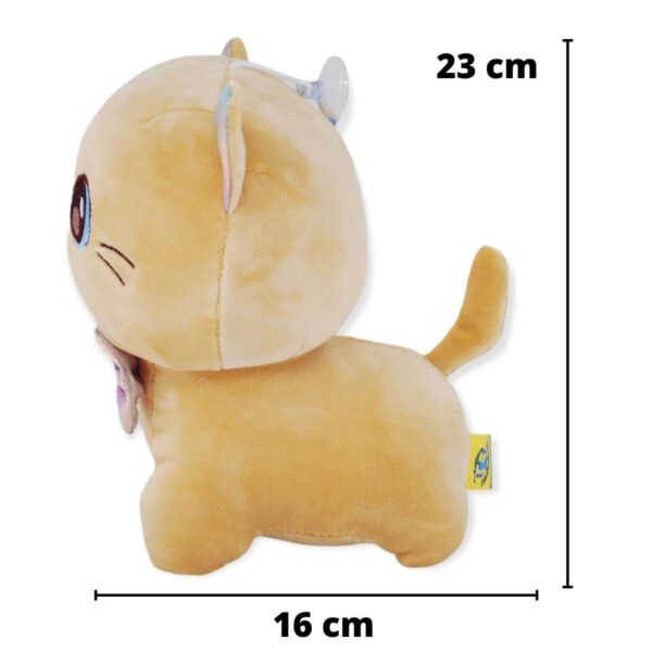 gato de peluche naranja 23 cm 2