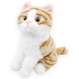 gato de peluche naranja