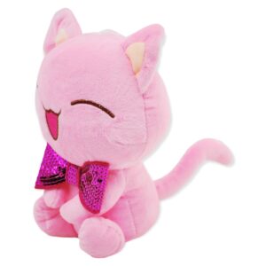 gato de peluche rosa kawaii