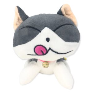 gato de peluche yumi gris