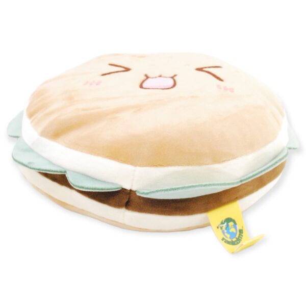 hamburguesa de peluche kawaii sonriente 3