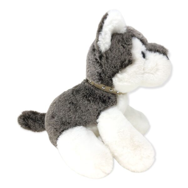 husky de peluche café 24 cm 4