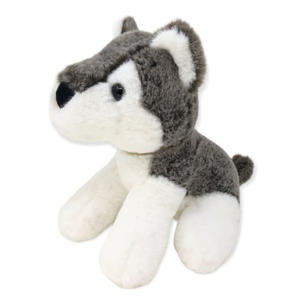 husky de peluche café 24 cm