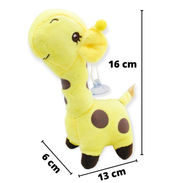 jirafa de peluche amarilla 16 cm 2