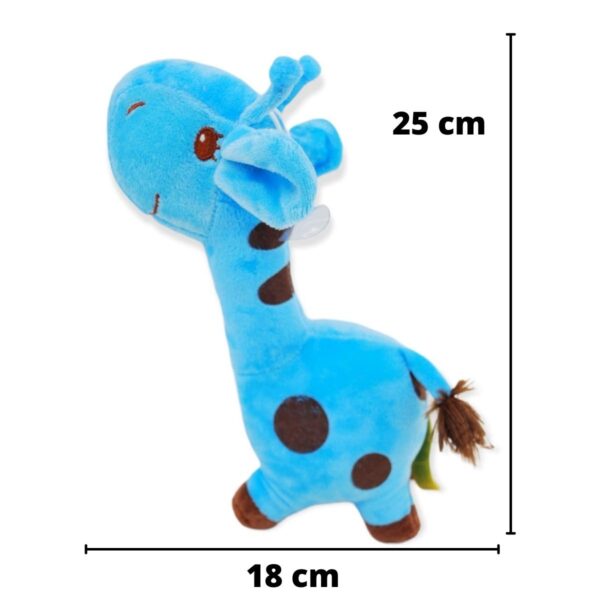 jirafa de peluche azul 25 cm 2