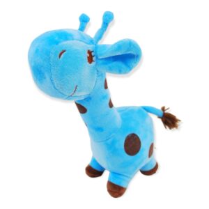 jirafa de peluche azul 25 cm