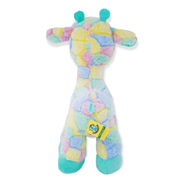 jirafa de peluche color arcoiris 3