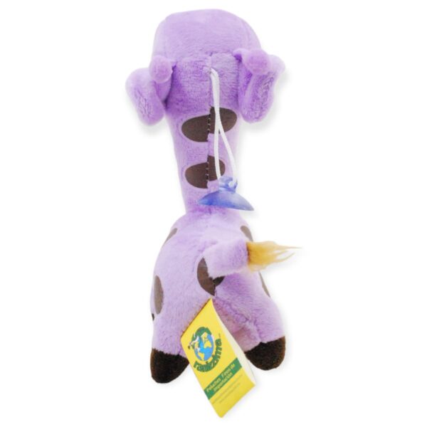 jirafa de peluche morada 3