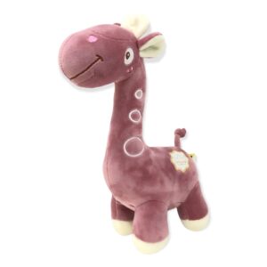 jirafa de peluche morada 30 cm