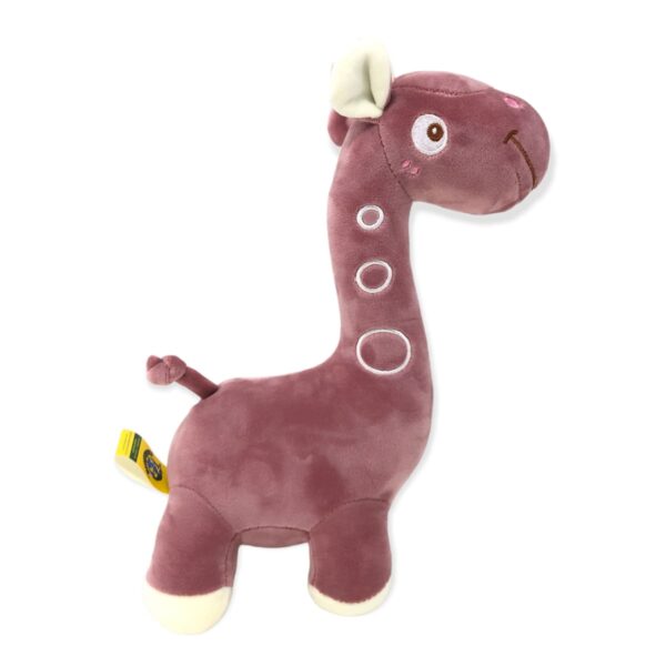 jirafa de peluche morada 30 cm 4