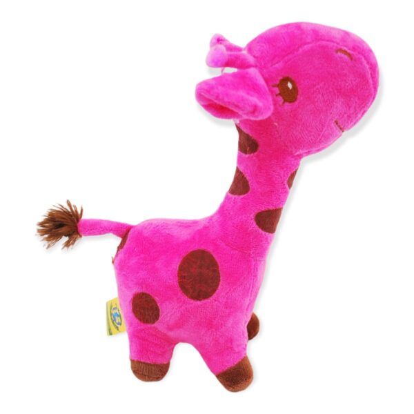 jirafa de peluche rosa 25 cm 4