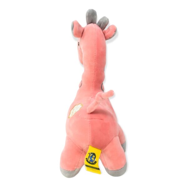 jirafa de peluche rosa 30 cm 3