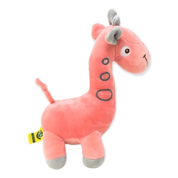 jirafa de peluche rosa 30 cm 4