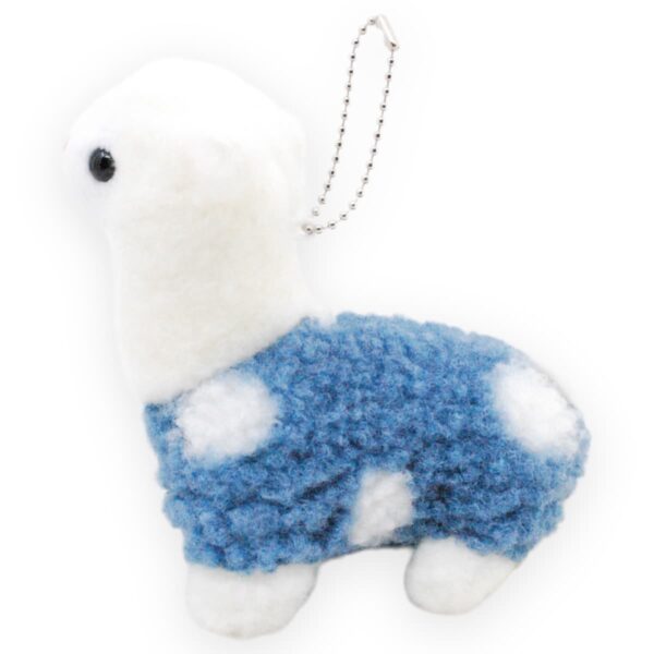 llama de peluche azul 2