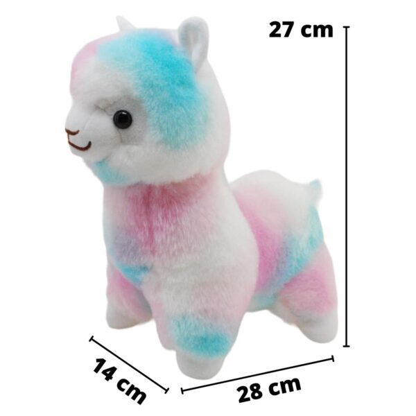 llama de peluche azul y rosa 2