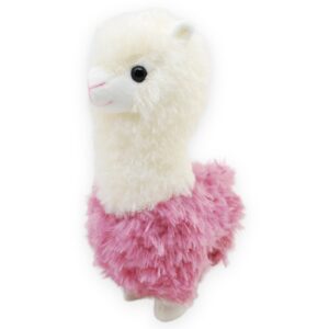 llama de peluche rosa