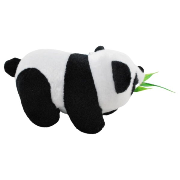 panda de peluche comiendo bambu de 15 cm 4