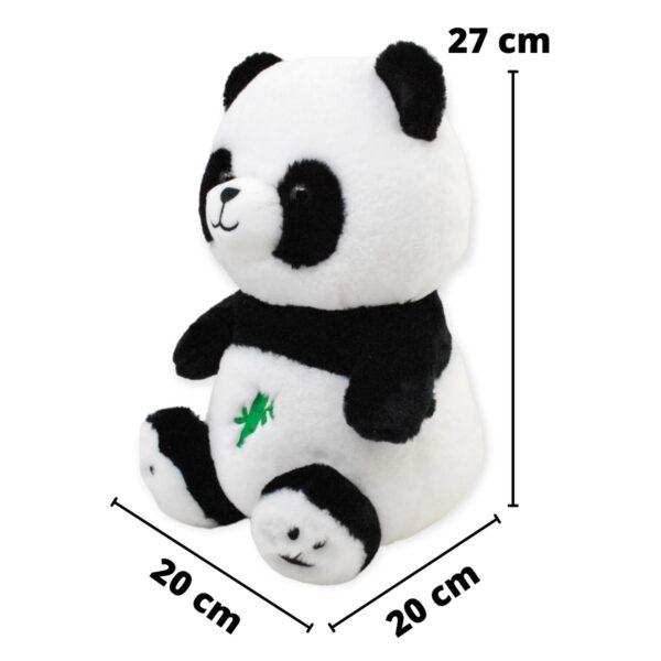 panda de peluche con bambu 2