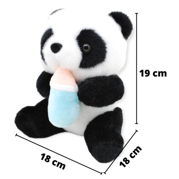 panda de peluche con biberón 2