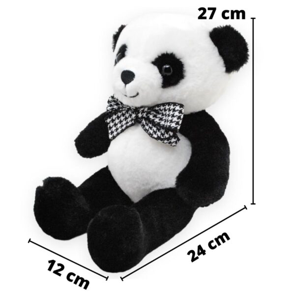 panda de peluche con moño 2