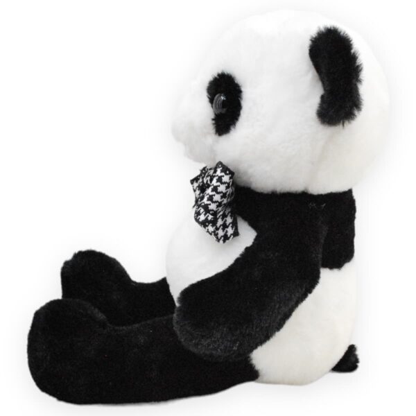 panda de peluche con moño 3