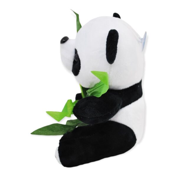 panda de peluche con planta de bambu 3