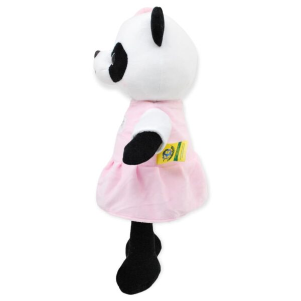 panda de peluche con vestido rosa 3