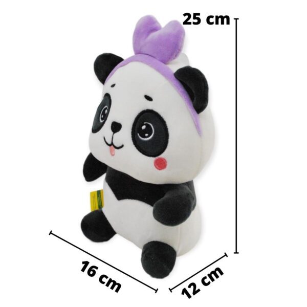 panda de peluche diadema morada 2