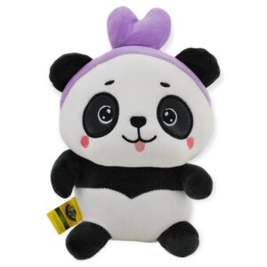 panda de peluche diadema morada