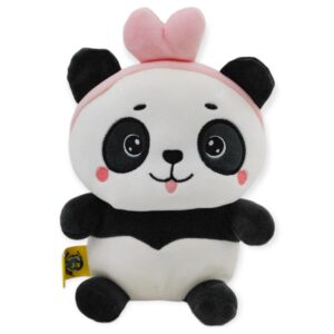 panda de peluche diadema rosa