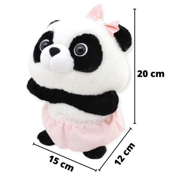 panda de peluche falda rosa 2