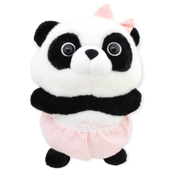 panda de peluche falda rosa