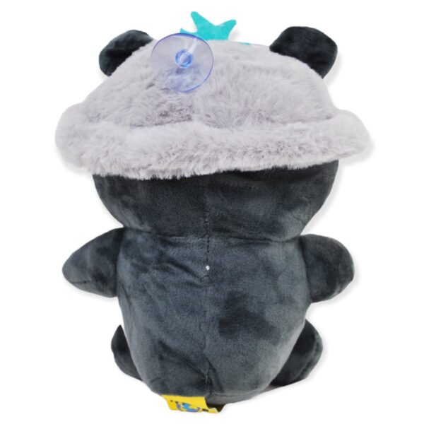 panda de peluche gorro gris 4