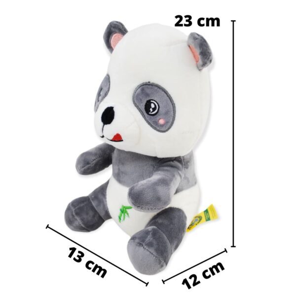 panda de peluche gris 2