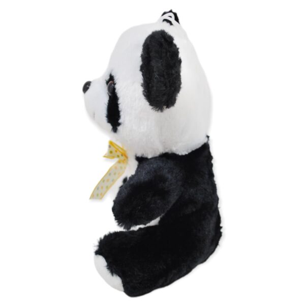 panda de peluche moño amarillo 3