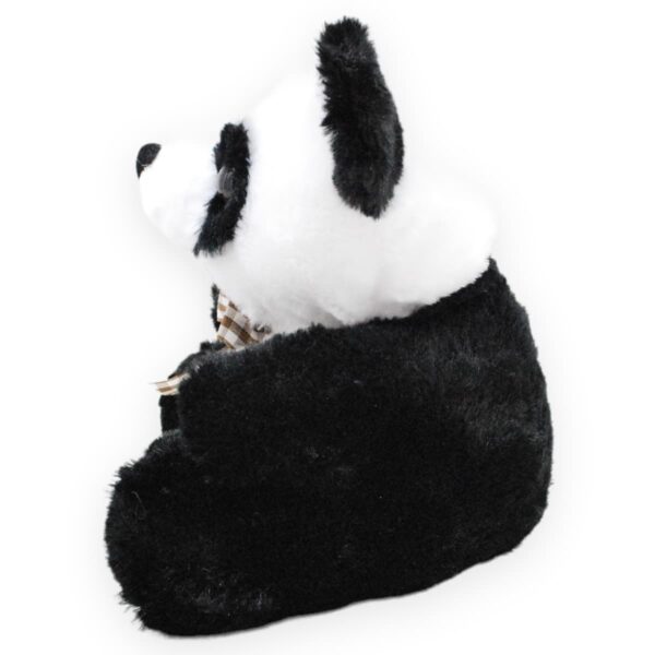 panda de peluche moño café 3