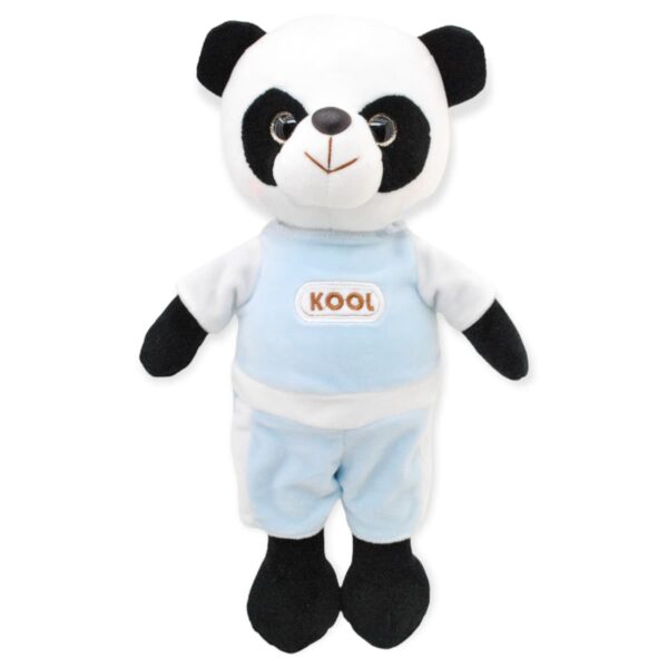 panda de peluche pijama azul 3