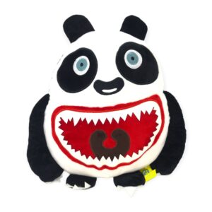 panda de peluche sonriente loco