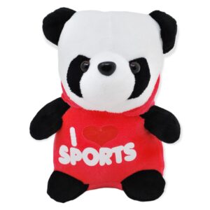 panda de peluche sueter rojo