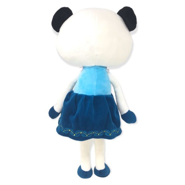 panda de peluche vestido azul 3