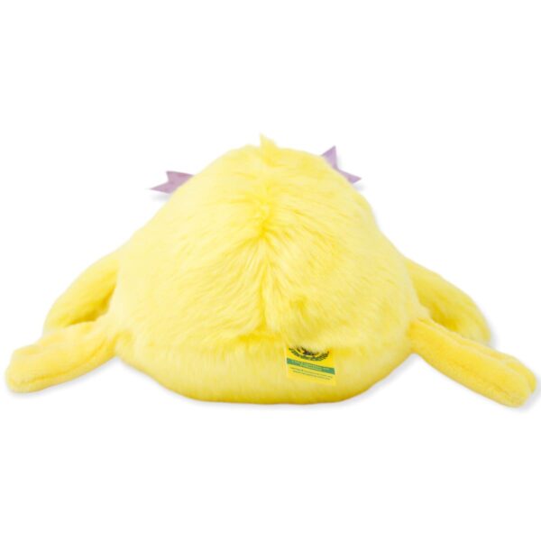 pato de peluche amarillo pañuelo morado con sonido 4