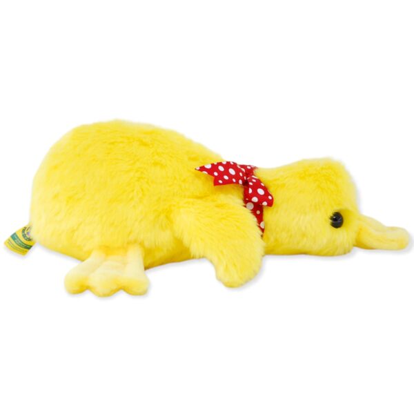 pato de peluche amarillo pañuelo rojo con sonido 3