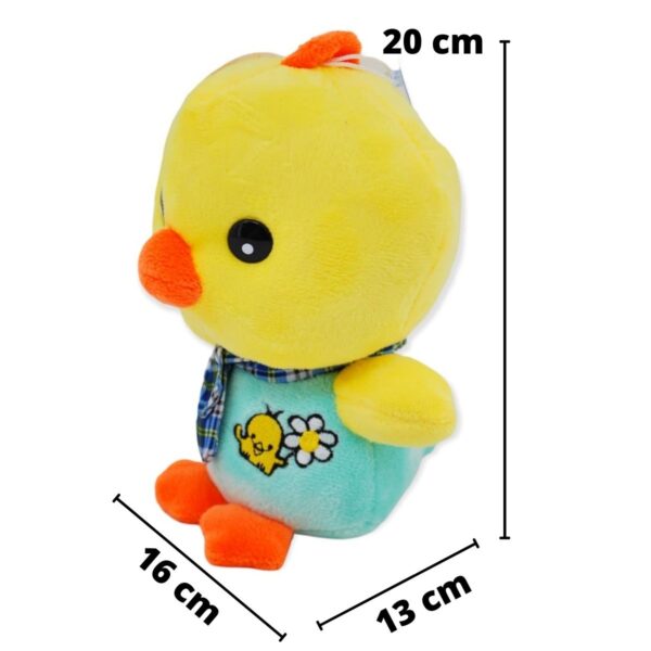 pato de peluche amarillo playera azul 2