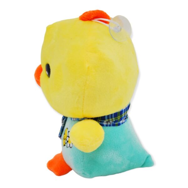 pato de peluche amarillo playera azul 3