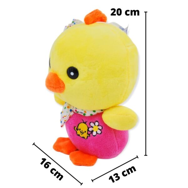 pato de peluche amarillo playera rosa 2