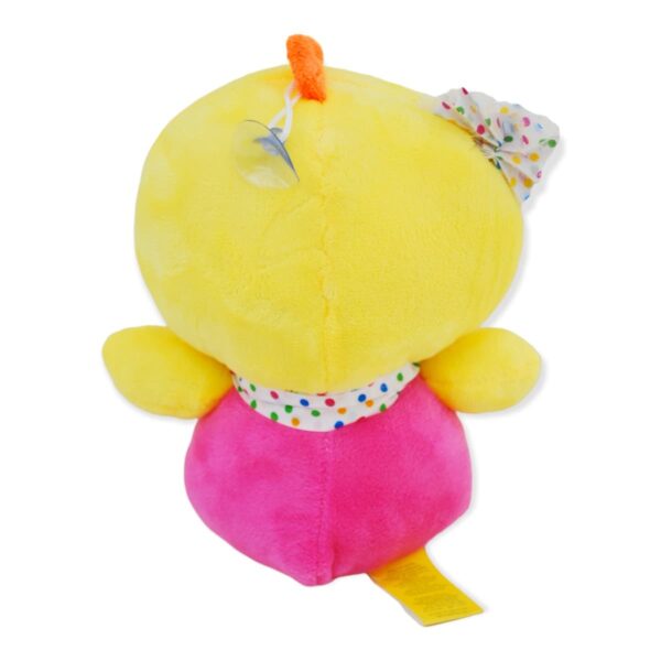 pato de peluche amarillo playera rosa 4