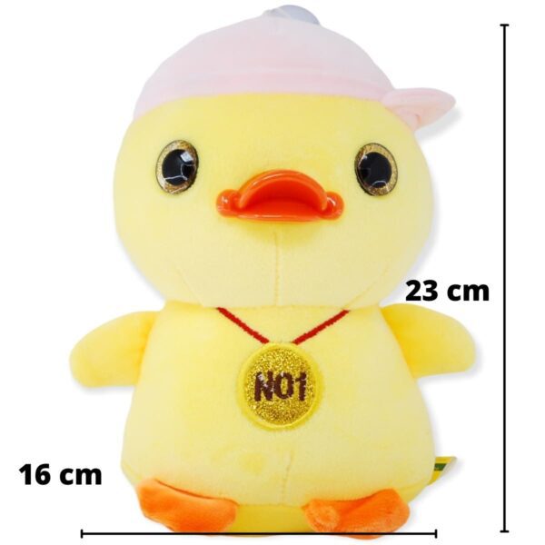 pato de peluche rapero amarillo 2