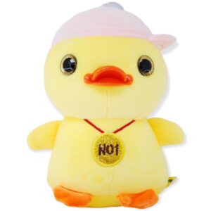 pato de peluche rapero amarillo