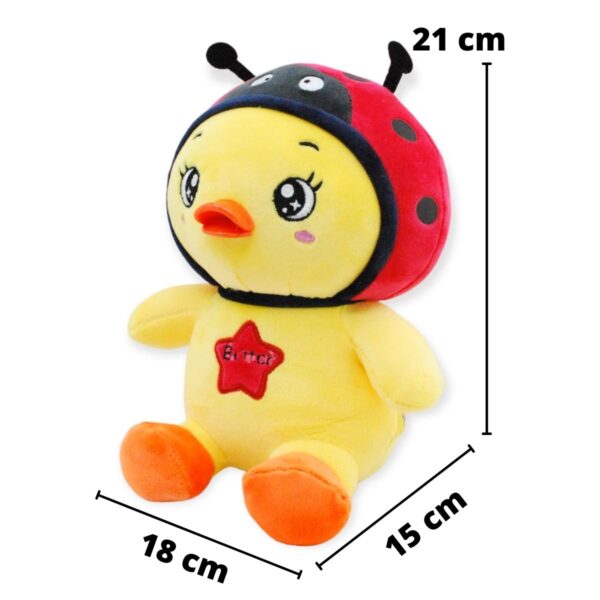 pato mariquita de peluche amarillo 2