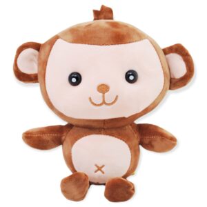 peluche de chango café